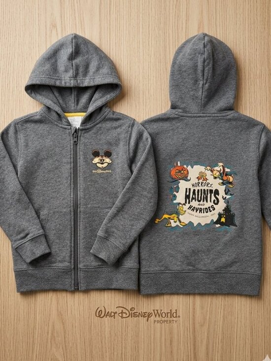 Disney Other - Disney Parks Mickey Mouse Halloween Hoodie Size 4